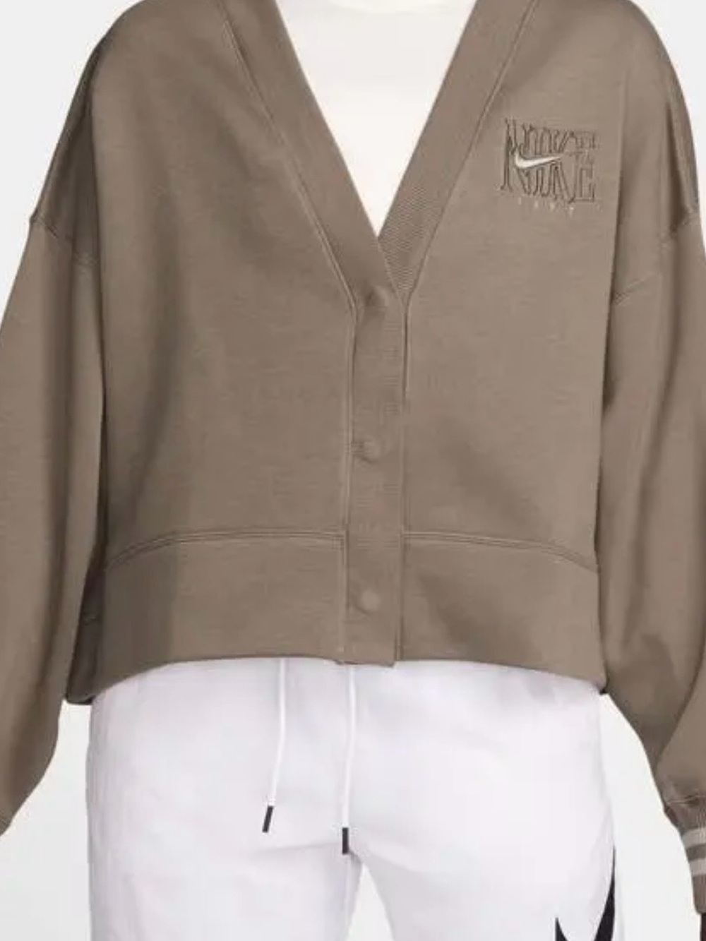 Nike Women's Taupe Cardigan
